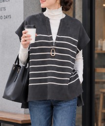 【サイズ展開あり】フロント2WAYニットトップス