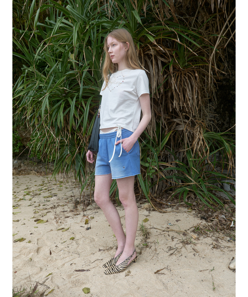 Kijun(キジュン)の「Faded Stud Shorts Blue(その他パンツ・レディース・その他・SMALL/MEDIUM)」の4枚目の写真