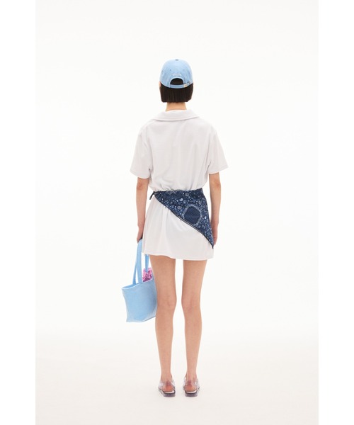 EMIS(イミス)の「TERRY SQUARE SHOULDER BAG(ショルダーバッグ・レディース・ライトブルー/ピンク・FREE)」の6枚目の写真