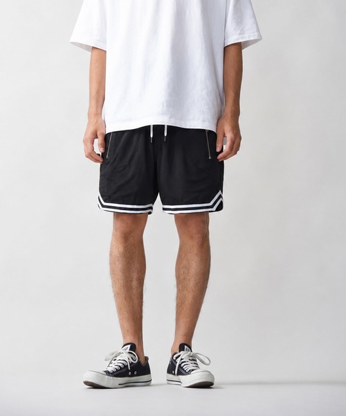 CALIFORNIA OUTFITTERS(カリフォルニア アウトフィッターズ)の「5D2-SZ メッシュバスケ パンツ(その他パンツ・メンズ・グリーン/ブラック/グレー/レッド/ブルー・XXL/XL/S/M/L)」の1枚目の写真