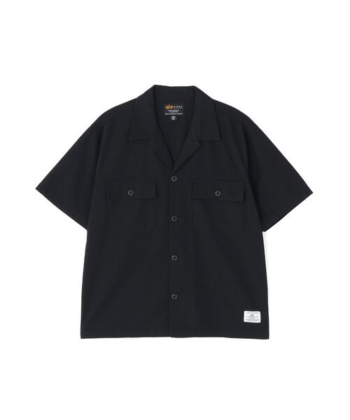 Alpha Industries（アルファインダストリーズ）の「【日本限定】Alpha Industries/アルファ インダストリーズ/RIPSTOP FATIGUE S/S SHIRT/リップストップファティーグショートスリーブシャツ（シャツ/ブラウス・メンズ・その他2/その他24/オリーブ系/ブラック・XL/2XL/M/L/S）」の2枚目の写真