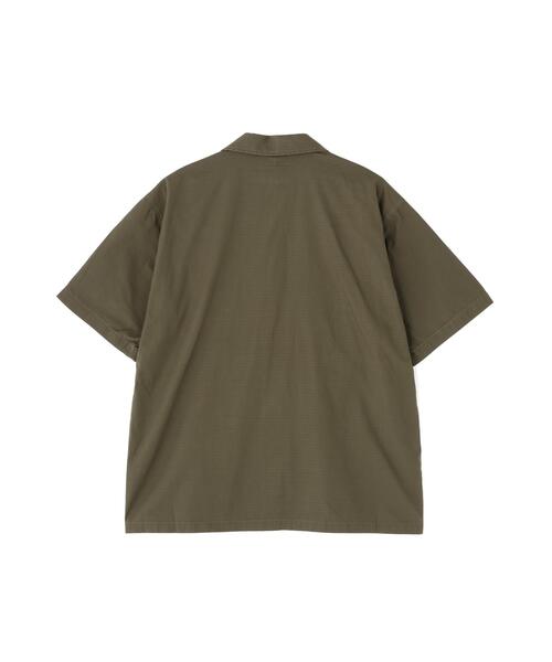 Alpha Industries（アルファインダストリーズ）の「【日本限定】Alpha Industries/アルファ インダストリーズ/RIPSTOP FATIGUE S/S SHIRT/リップストップファティーグショートスリーブシャツ（シャツ/ブラウス・メンズ・その他2/その他24/オリーブ系/ブラック・XL/2XL/M/L/S）」の11枚目の写真