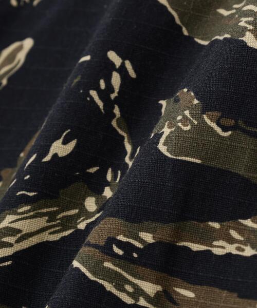 Alpha Industries（アルファインダストリーズ）の「【日本限定】Alpha Industries/アルファ インダストリーズ/RIPSTOP FATIGUE S/S SHIRT/リップストップファティーグショートスリーブシャツ（シャツ/ブラウス・メンズ・その他2/その他24/オリーブ系/ブラック・XL/2XL/M/L/S）」の14枚目の写真
