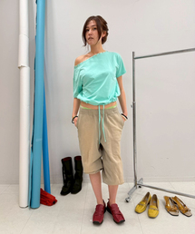 Oriens JOURNAL STANDARD | ボタンオフショルダーTシャツ(Tシャツ/カットソー)