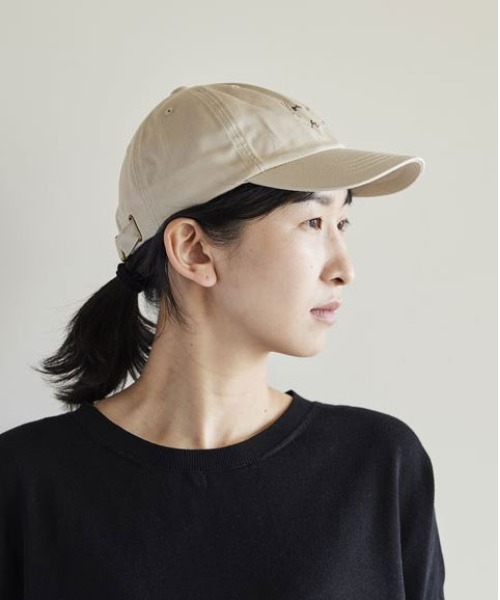 IDEE］Embro キャップ ベージュ×ダウンタウンブラウン