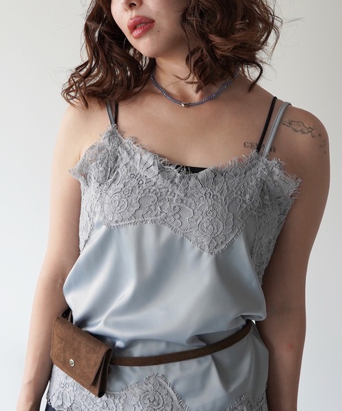 SANSeLF(サンセルフ)の「【SANSeLF】ハートチャームクリアビーズネックレス saa26s096(ネックレス・レディース・クリア/ブルー・FREE)」の14枚目の写真