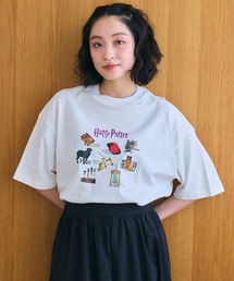 cross marche（クロスマルシェ）の「【Harry Potter】別注 / ハリー・ポッターグラフィックTシャツ / Over Harf Sleeve Graphic T-shirt《UNISEX》（Tシャツ/カットソー）」