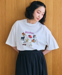 cross marche（クロスマルシェ）の「【Harry Potter】別注 / ハリー・ポッターグラフィックTシャツ / Over Harf Sleeve Graphic T-shirt《UNISEX》（Tシャツ/カットソー）」