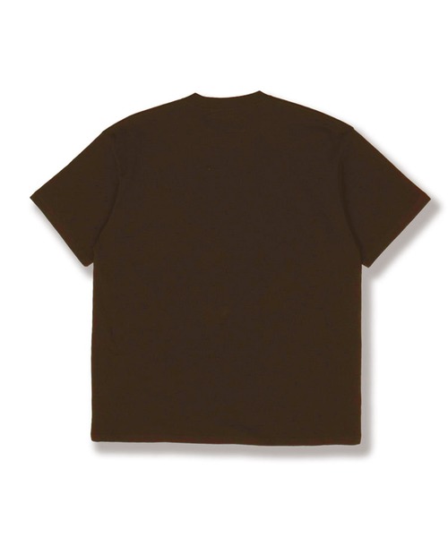 UNIVERSAL OVERALL（ユニバーサルオーバーオール）の「UNIVERSAL OVERALL HAMBURGER SS TEE（Tシャツ/カットソー・メンズ・ブラウン/ホワイト・L/M）」の5枚目の写真