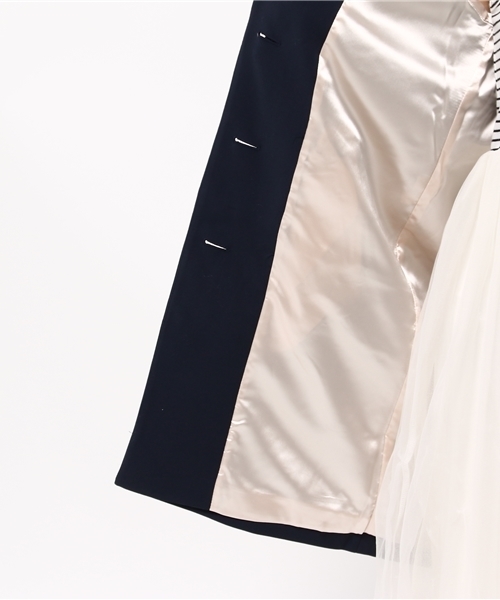 earth music&ecology（アースミュージックアンドエコロジー）の「【2016Spring】チェスターコート（チェスターコート・レディース・ネイビー/サックスブルー/グレー/キャメル・SMALL/MEDIUM）」の19枚目の写真