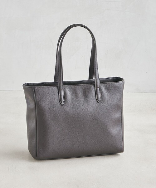 WEB限定】GLR レザーライク ファンクショナル ワイド トートバッグ