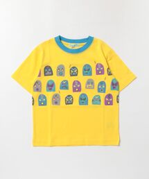 覆面マスクプリント接触冷感Tシャツ
