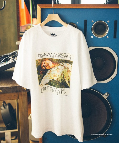 bonjour records(ボンジュールレコーズ)の「Primal Scream/プライマル・スクリーム for bonjour records Official T-shirt(Tシャツ/カットソー・メンズ・ホワイト系その他4/ホワイト系その他3/ホワイト/ホワイト系その他2/ホワイト系その他・L/M/XL)」の3枚目の写真