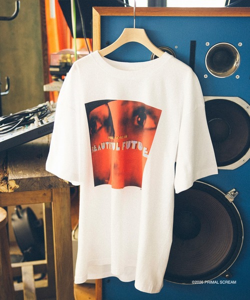 bonjour records(ボンジュールレコーズ)の「Primal Scream/プライマル・スクリーム for bonjour records Official T-shirt(Tシャツ/カットソー・メンズ・ホワイト系その他4/ホワイト系その他3/ホワイト/ホワイト系その他2/ホワイト系その他・L/M/XL)」の4枚目の写真