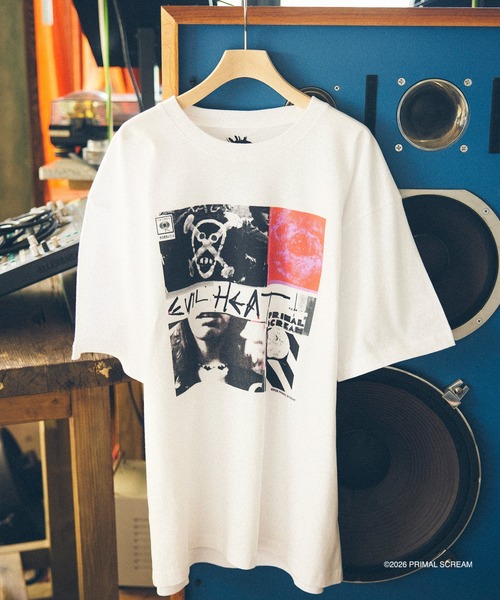 bonjour records(ボンジュールレコーズ)の「Primal Scream/プライマル・スクリーム for bonjour records Official T-shirt(Tシャツ/カットソー・メンズ・ホワイト系その他4/ホワイト系その他3/ホワイト/ホワイト系その他2/ホワイト系その他・L/M/XL)」の5枚目の写真