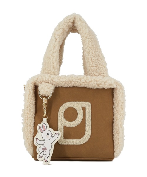 PAUL & JOE ACCESSOIRES(ポールアンドジョーアクセソワ)の「PAUL & JOE ACCESSOIRES (ポール&ジョーアクセソワ)2WAYムートントートバッグ PJA-B1501 FUR ANIMAL(トートバッグ・レディース・キャメル/ピンク・FREE)」の3枚目の写真