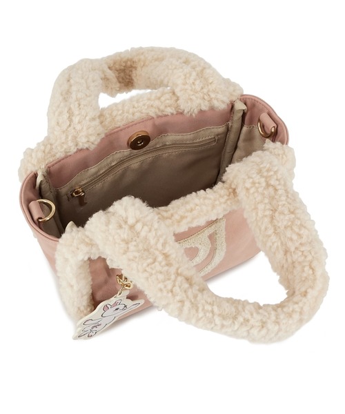 PAUL & JOE ACCESSOIRES(ポールアンドジョーアクセソワ)の「PAUL & JOE ACCESSOIRES (ポール&ジョーアクセソワ)2WAYムートントートバッグ PJA-B1501 FUR ANIMAL(トートバッグ・レディース・キャメル/ピンク・FREE)」の14枚目の写真