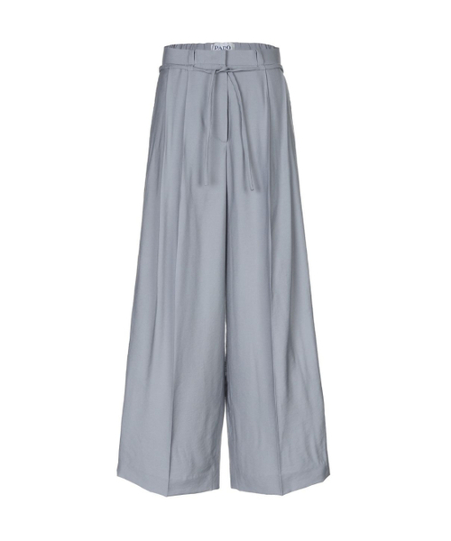 PADO SEOUL(パドソウル)の「ストリングツーピンタックワイドパンツクールグレー(スラックス・レディース・ライトグレー・SMALL/MEDIUM)」の5枚目の写真