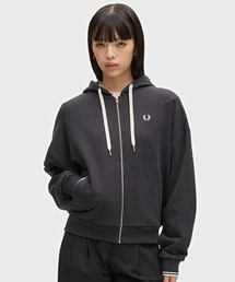 Hooded Zip-Through Sweatshirt/フード付きジップスルースウェット