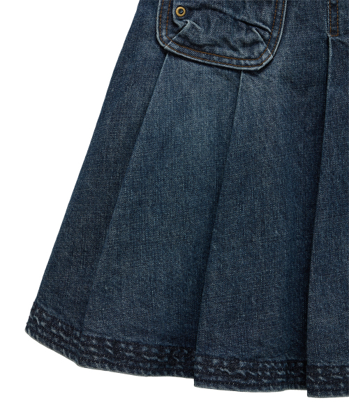 DANDEL(ダンデル)の「DD four-stitch denim skirt (INDIGO)(スカート・レディース・その他・1/2)」の4枚目の写真