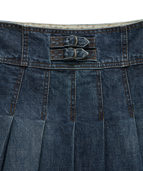 DANDEL(ダンデル)の「DD four-stitch denim skirt (INDIGO)(スカート・レディース・その他・1/2)」の5枚目の写真