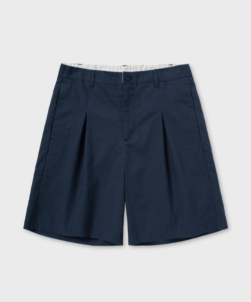 NONBLANK(ノンブランク)の「ワイドフィットリネンハーフパンツ_BLUE NAVY(その他パンツ・レディース・その他・SMALL/X-LARGE/LARGE/MEDIUM)」の13枚目の写真