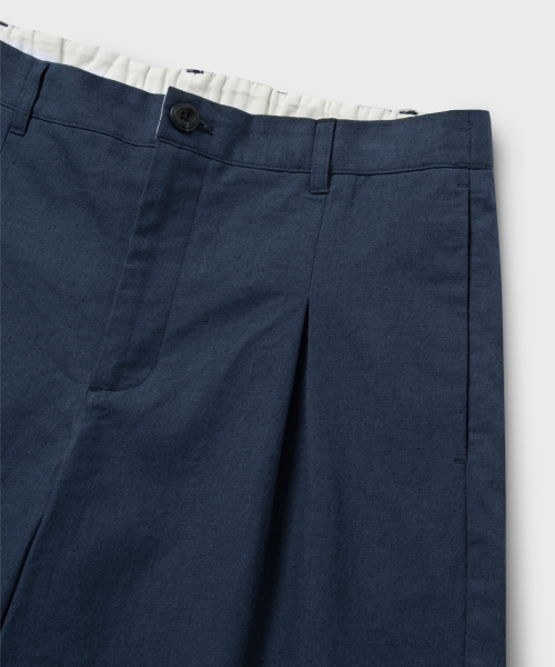 NONBLANK(ノンブランク)の「ワイドフィットリネンハーフパンツ_BLUE NAVY(その他パンツ・レディース・その他・SMALL/X-LARGE/LARGE/MEDIUM)」の11枚目の写真