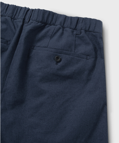 NONBLANK(ノンブランク)の「ワイドフィットリネンハーフパンツ_BLUE NAVY(その他パンツ・レディース・その他・SMALL/X-LARGE/LARGE/MEDIUM)」の8枚目の写真