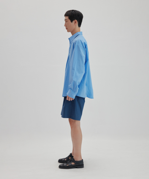 NONBLANK(ノンブランク)の「ワイドフィットリネンハーフパンツ_BLUE NAVY(その他パンツ・レディース・その他・SMALL/X-LARGE/LARGE/MEDIUM)」の3枚目の写真