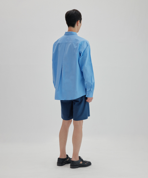 NONBLANK(ノンブランク)の「ワイドフィットリネンハーフパンツ_BLUE NAVY(その他パンツ・レディース・その他・SMALL/X-LARGE/LARGE/MEDIUM)」の2枚目の写真