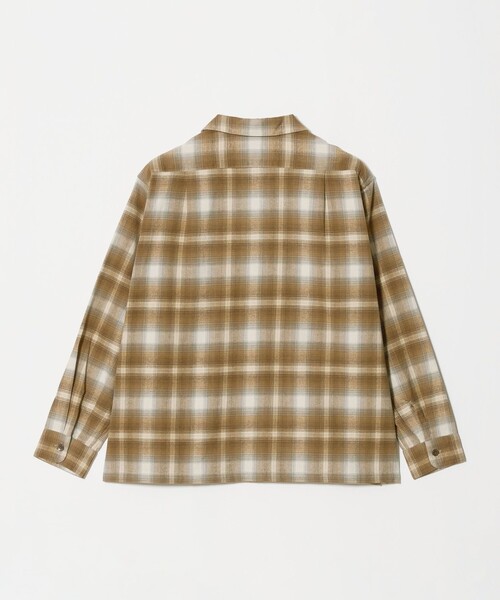 PENDLETON(ペンドルトン)の「【別注】<PENDLETON>チェック オープンカラー 長袖 シャツ(シャツ/ブラウス・メンズ・ライトブルー/ブラウン/ブラック・M/L/XL)」の16枚目の写真
