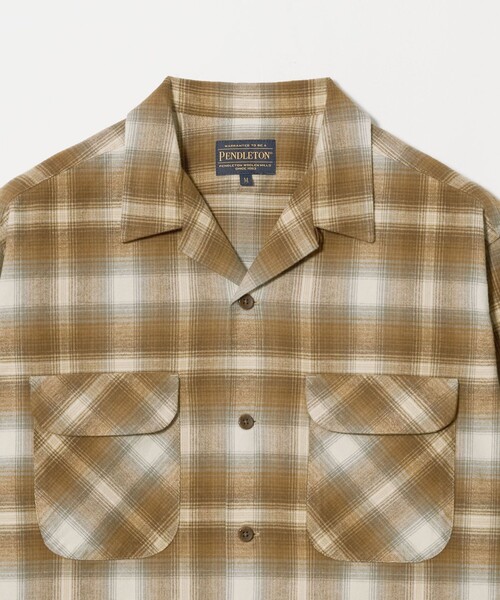 PENDLETON(ペンドルトン)の「【別注】<PENDLETON>チェック オープンカラー 長袖 シャツ(シャツ/ブラウス・メンズ・ライトブルー/ブラウン/ブラック・M/L/XL)」の17枚目の写真