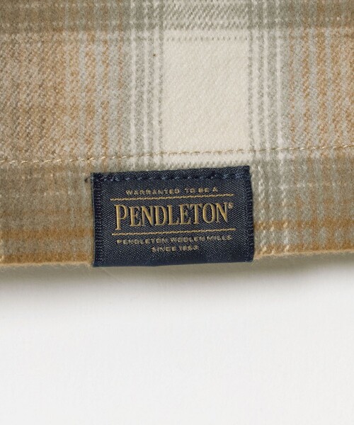 PENDLETON(ペンドルトン)の「【別注】<PENDLETON>チェック オープンカラー 長袖 シャツ(シャツ/ブラウス・メンズ・ライトブルー/ブラウン/ブラック・M/L/XL)」の22枚目の写真
