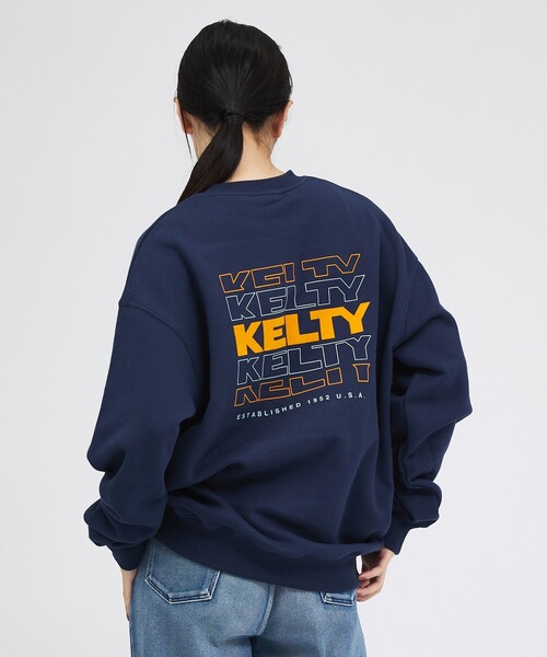 ABAHOUSE（アバハウス）の「【KELTY / ケルティ】フロッキーバックロゴプリントスウェット/ ユニセックス /  KE26213054（スウェット・メンズ・ネイビー/ブラック/グレー・L/M）」の3枚目の写真