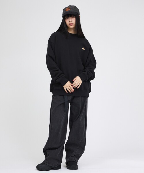 ABAHOUSE（アバハウス）の「【KELTY / ケルティ】フロッキーバックロゴプリントスウェット/ ユニセックス /  KE26213054（スウェット・メンズ・ネイビー/ブラック/グレー・L/M）」の13枚目の写真