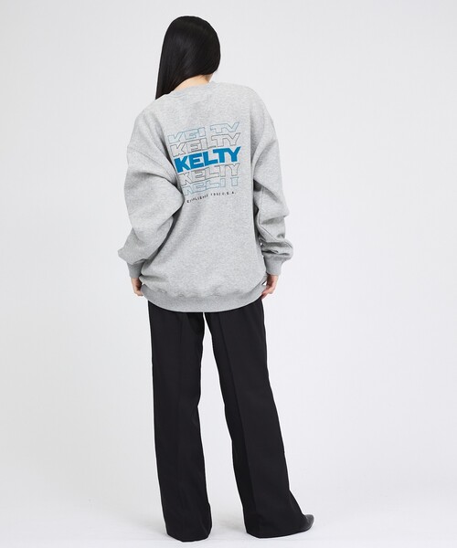 ABAHOUSE（アバハウス）の「【KELTY / ケルティ】フロッキーバックロゴプリントスウェット/ ユニセックス /  KE26213054（スウェット・メンズ・ネイビー/ブラック/グレー・L/M）」の16枚目の写真