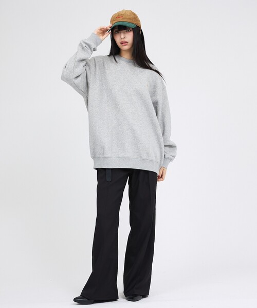 ABAHOUSE（アバハウス）の「【KELTY / ケルティ】フロッキーバックロゴプリントスウェット/ ユニセックス /  KE26213054（スウェット・メンズ・ネイビー/ブラック/グレー・L/M）」の6枚目の写真