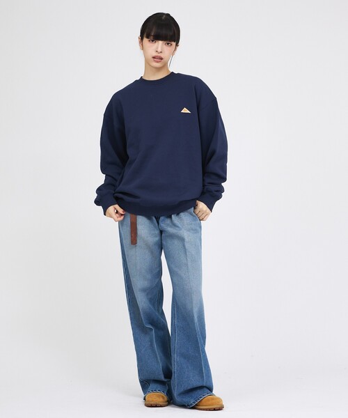 ABAHOUSE（アバハウス）の「【KELTY / ケルティ】フロッキーバックロゴプリントスウェット/ ユニセックス /  KE26213054（スウェット・メンズ・ネイビー/ブラック/グレー・L/M）」の5枚目の写真