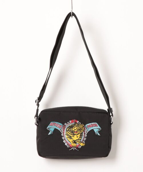 KENZO(ケンゾー)の「KENZOJUMPINGTIGERCROSSBODYBAG(メッセンジャーバッグ・メンズ・ブラック系その他・ONE SIZE)」の1枚目の写真
