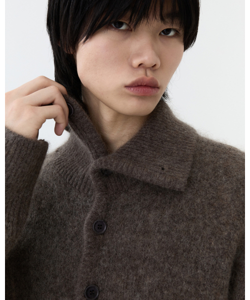 THEENDQUESTION(ジエンドクエスチョン)の「Kid mohair button turtle knit top / BROWN(ニット/セーター・レディース・その他・FREE)」の9枚目の写真