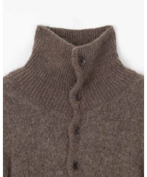 THEENDQUESTION(ジエンドクエスチョン)の「Kid mohair button turtle knit top / BROWN(ニット/セーター・レディース・その他・FREE)」の11枚目の写真