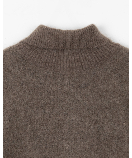 THEENDQUESTION(ジエンドクエスチョン)の「Kid mohair button turtle knit top / BROWN(ニット/セーター・レディース・その他・FREE)」の13枚目の写真