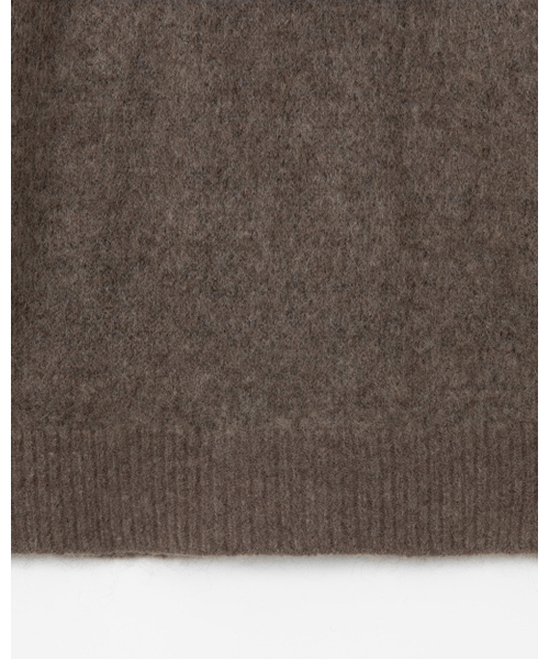 THEENDQUESTION(ジエンドクエスチョン)の「Kid mohair button turtle knit top / BROWN(ニット/セーター・レディース・その他・FREE)」の15枚目の写真