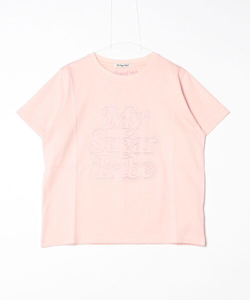 My sugar Babe(マイシュガーベイブ)の「Front OG logo ss tee(Tシャツ/カットソー・メンズ・PINK/White/Navy・LARGE/MEDIUM/SMALL)」の3枚目の写真