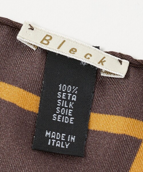 green label relaxing(グリーンレーベルリラクシング)の「<Bleck>ジオメトリック ポケットチーフ(ポケットチーフ・メンズ・ダークブラウン/ブラック・FREE)」の8枚目の写真