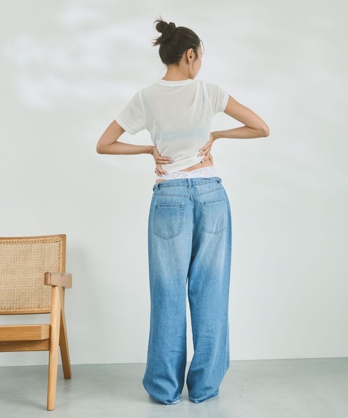 BAYFLOW(ベイフロー)の「【知久友里恵さんコラボ】アクセチャームセットTシャツ(Tシャツ/カットソー・レディース・ラベンダー/オフホワイト/ブラック・FREE)」の11枚目の写真