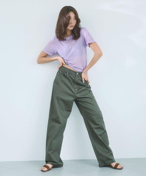 BAYFLOW(ベイフロー)の「【知久友里恵さんコラボ】アクセチャームセットTシャツ(Tシャツ/カットソー・レディース・ラベンダー/オフホワイト/ブラック・FREE)」の18枚目の写真