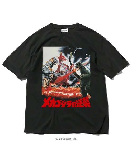 HOMEGAME(ホームゲーム)の「ゴジラ × ホームゲーム【HOMEGAME】半袖Tシャツ 1975 メカゴジラの逆襲 TEE(Tシャツ/カットソー・メンズ・ブラック・XX-LARGE/X-LARGE/LARGE/MEDIUM)」の1枚目の写真