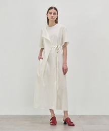 【AKIRANAKA/アキラナカ】Heike combi tex jersey dress WH