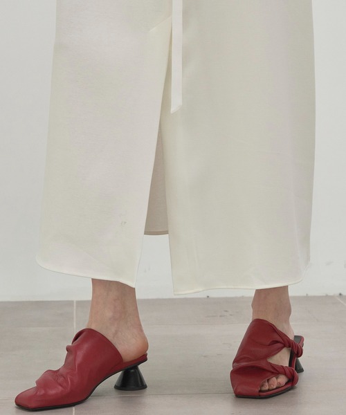 AKIRANAKA(アキラナカ)の「【AKIRANAKA/アキラナカ】Heike combi tex jersey dress WH(ワンピース・レディース・ホワイト・1/2)」の9枚目の写真